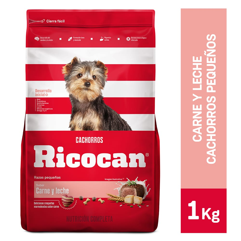 Ricocan SB Carne y Leche – Raza Pequeña